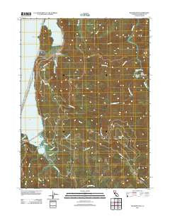 Rodgers Peak California Historical topographic map, 1:24000 scale, 7.5 X 7.5 Minute, Year 2012