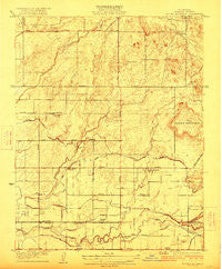 Round Mountain California Historical topographic map, 1:31680 scale, 7.5 X 7.5 Minute, Year 1922