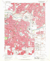 Sacramento East California Historical topographic map, 1:24000 scale, 7.5 X 7.5 Minute, Year 1967