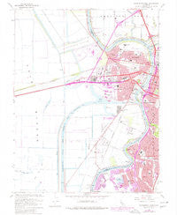 Sacramento West California Historical topographic map, 1:24000 scale, 7.5 X 7.5 Minute, Year 1967