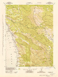 Saddle Point California Historical topographic map, 1:62500 scale, 15 X 15 Minute, Year 1944