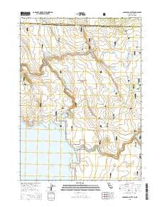 Sagebrush Butte California Current topographic map, 1:24000 scale, 7.5 X 7.5 Minute, Year 2015