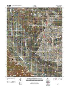 Salinas California Historical topographic map, 1:24000 scale, 7.5 X 7.5 Minute, Year 2012