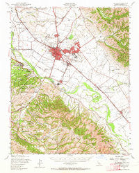 Salinas California Historical topographic map, 1:62500 scale, 15 X 15 Minute, Year 1947