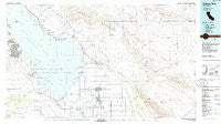 Salton Sea California Historical topographic map, 1:100000 scale, 30 X 60 Minute, Year 1985