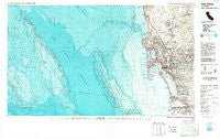 San Diego California Historical topographic map, 1:100000 scale, 30 X 60 Minute, Year 1979