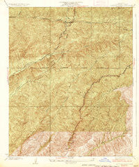 San Francisquito California Historical topographic map, 1:24000 scale, 7.5 X 7.5 Minute, Year 1937