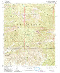 San Gorgonio Mtn California Historical topographic map, 1:24000 scale, 7.5 X 7.5 Minute, Year 1970