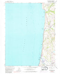 San Gregorio California Historical topographic map, 1:24000 scale, 7.5 X 7.5 Minute, Year 1961
