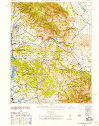 San Juan Bautista California Historical topographic map, 1:62500 scale, 15 X 15 Minute, Year 1939
