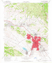 San Luis Obispo California Historical topographic map, 1:24000 scale, 7.5 X 7.5 Minute, Year 1965