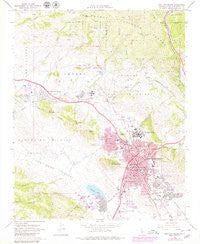 San Luis Obispo California Historical topographic map, 1:24000 scale, 7.5 X 7.5 Minute, Year 1965