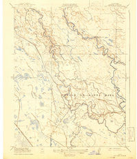 San Luis Ranch California Historical topographic map, 1:31680 scale, 7.5 X 7.5 Minute, Year 1919