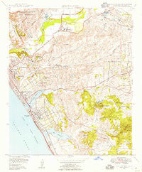 San Luis Rey California Historical topographic map, 1:24000 scale, 7.5 X 7.5 Minute, Year 1948