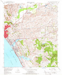San Luis Rey California Historical topographic map, 1:24000 scale, 7.5 X 7.5 Minute, Year 1948