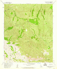 San Rafael Mtn California Historical topographic map, 1:24000 scale, 7.5 X 7.5 Minute, Year 1959