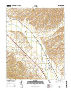 San Ardo California Current topographic map, 1:24000 scale, 7.5 X 7.5 Minute, Year 2015