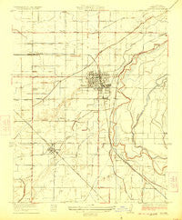 Sanger California Historical topographic map, 1:31680 scale, 7.5 X 7.5 Minute, Year 1923