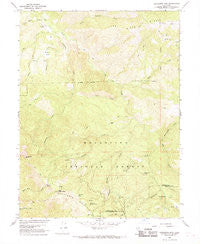 Sanhedrin Mtn California Historical topographic map, 1:24000 scale, 7.5 X 7.5 Minute, Year 1966