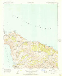 Santa Catalina North California Historical topographic map, 1:24000 scale, 7.5 X 7.5 Minute, Year 1943