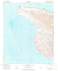 Santa Cruz Island A California Historical topographic map, 1:24000 scale, 7.5 X 7.5 Minute, Year 1943