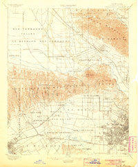 Santa Monica California Historical topographic map, 1:62500 scale, 15 X 15 Minute, Year 1902