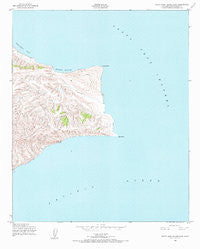 Santa Rosa Island East California Historical topographic map, 1:24000 scale, 7.5 X 7.5 Minute, Year 1943