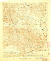 Santa Susana California Historical topographic map, 1:62500 scale, 15 X 15 Minute, Year 1903