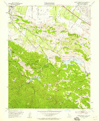 Santa Teresa Hills California Historical topographic map, 1:24000 scale, 7.5 X 7.5 Minute, Year 1953