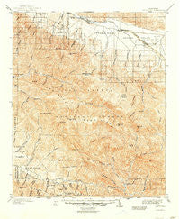 Santa Ynez California Historical topographic map, 1:125000 scale, 30 X 30 Minute, Year 1905