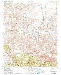 Santiago Creek California Historical topographic map, 1:24000 scale, 7.5 X 7.5 Minute, Year 1943