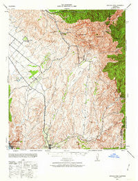Santiago Peak California Historical topographic map, 1:62500 scale, 15 X 15 Minute, Year 1942