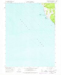 Saunders Reef California Historical topographic map, 1:24000 scale, 7.5 X 7.5 Minute, Year 1960