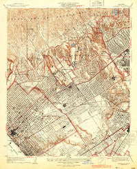 Sawtelle California Historical topographic map, 1:24000 scale, 7.5 X 7.5 Minute, Year 1934