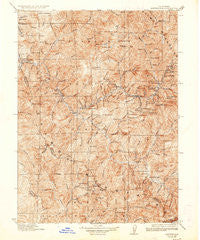 Sawyers Bar California Historical topographic map, 1:125000 scale, 30 X 30 Minute, Year 1923