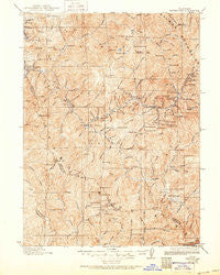 Sawyers Bar California Historical topographic map, 1:125000 scale, 30 X 30 Minute, Year 1923