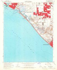 Seal Beach California Historical topographic map, 1:24000 scale, 7.5 X 7.5 Minute, Year 1965