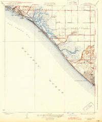 Seal Beach California Historical topographic map, 1:31680 scale, 7.5 X 7.5 Minute, Year 1935