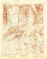 Searles Lake California Historical topographic map, 1:250000 scale, 1 X 1 Degree, Year 1915