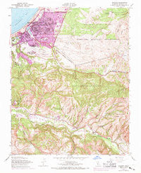 Seaside California Historical topographic map, 1:24000 scale, 7.5 X 7.5 Minute, Year 1947