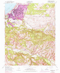 Seaside California Historical topographic map, 1:24000 scale, 7.5 X 7.5 Minute, Year 1947