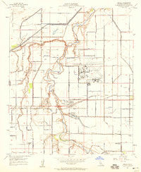 Seeley California Historical topographic map, 1:24000 scale, 7.5 X 7.5 Minute, Year 1957
