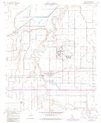 Seeley California Historical topographic map, 1:24000 scale, 7.5 X 7.5 Minute, Year 1957