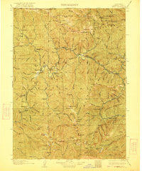 Seiad California Historical topographic map, 1:125000 scale, 30 X 30 Minute, Year 1922
