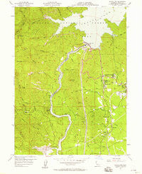 Shasta Dam California Historical topographic map, 1:24000 scale, 7.5 X 7.5 Minute, Year 1956