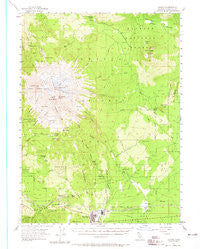 Shasta California Historical topographic map, 1:62500 scale, 15 X 15 Minute, Year 1954