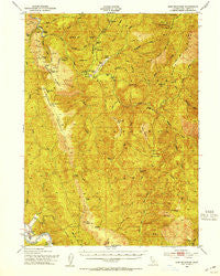 Ship Mountain California Historical topographic map, 1:62500 scale, 15 X 15 Minute, Year 1952