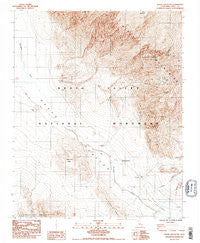 Shore Line Butte California Historical topographic map, 1:24000 scale, 7.5 X 7.5 Minute, Year 1984