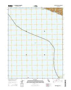 Shubrick Peak OE S California Current topographic map, 1:24000 scale, 7.5 X 7.5 Minute, Year 2015