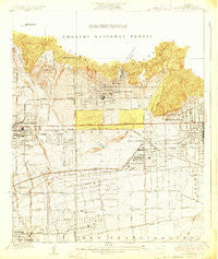 Sierra Madre California Historical topographic map, 1:24000 scale, 7.5 X 7.5 Minute, Year 1928